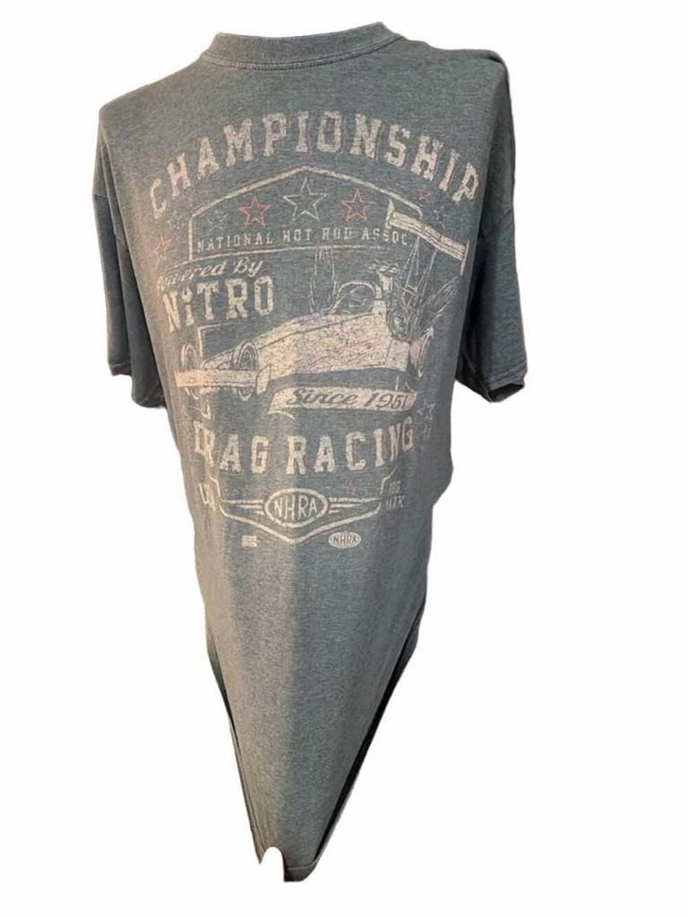 Nhra Championship Drag Racing T-Shirt Gray